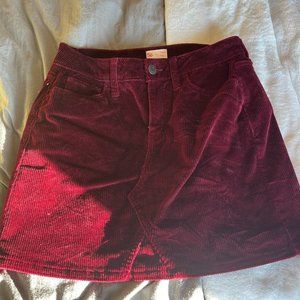 "SO" corduroy skirt